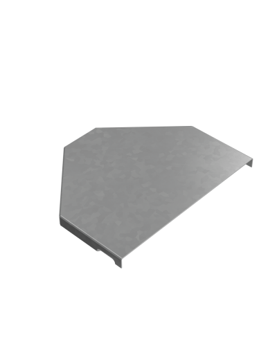 Крышка переходника центрального 50-200 мм ПЛЮС КМ-Профиль (KPDplus50-200-C) в Сергиевом Посаде Аксессуары для лотков Pintop.ru