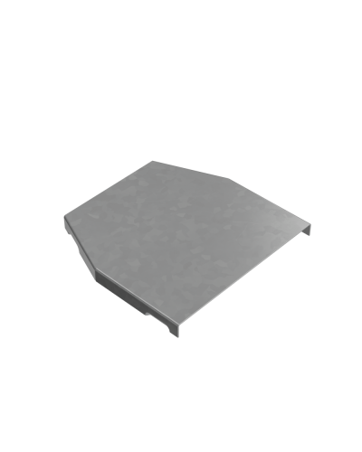 Крышка переходника центрального 100-150 мм ПЛЮС КМ-Профиль (KPDplus100-150-C) в Сергиевом Посаде Аксессуары для лотков Pintop.ru