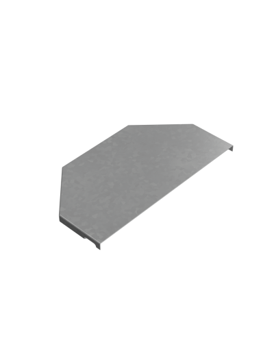 Крышка переходника центрального 150-300 мм ПЛЮС КМ-Профиль (KPDplus150-300-C) в Сергиевом Посаде Аксессуары для лотков Pintop.ru