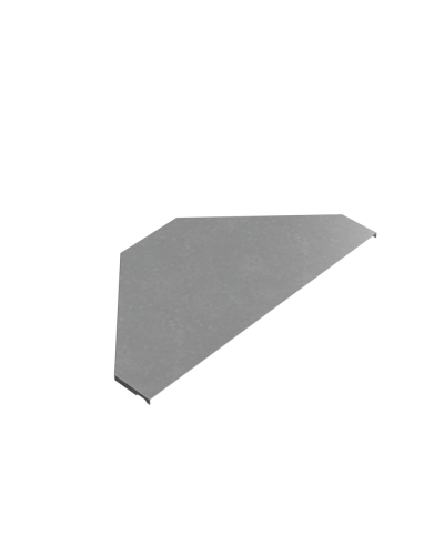 Крышка переходника центрального 150-600 мм ПЛЮС INOX304 КМ-Профиль (KPDplus150-600-C INOX304) в Сергиевом Посаде Аксессуары для лотков Pintop.ru