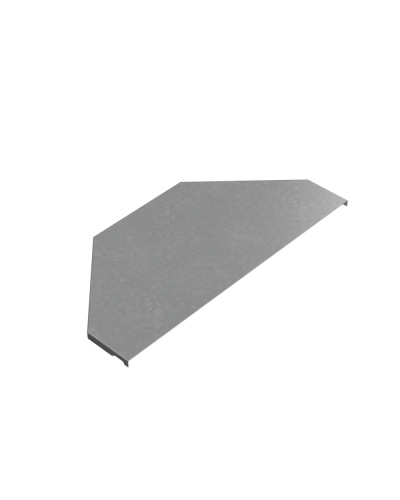 Крышка переходника центрального 200-500 мм ПЛЮС HD85 КМ-профиль (KPDplus200-500-C HD85) в Сергиевом Посаде Аксессуары для лотков Pintop.ru