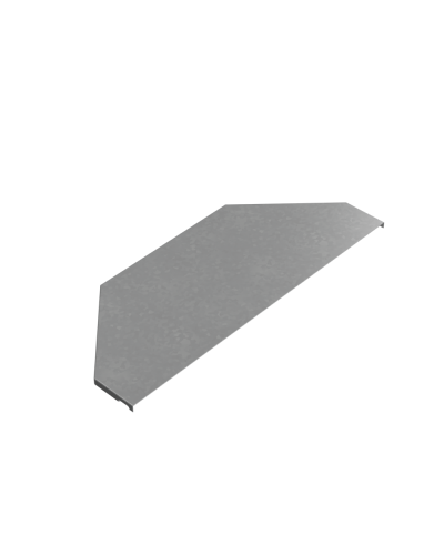 Крышка переходника центрального 300-600 мм ПЛЮС INOX304 КМ-Профиль (KPDplus300-600-C INOX304) в Сергиевом Посаде Аксессуары для лотков Pintop.ru