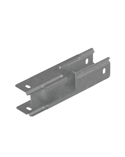 Поворот лотка по оси против часовой стрелке 50х50 мм ПЛЮС КМ-профиль (POLplus50-50) в Сергиевом Посаде Аксессуары для лотков Pintop.ru