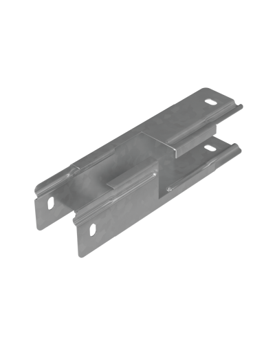 Поворот лотка по оси по часовой стрелке 50х50 мм ПЛЮС КМ-профиль (PORplus50-50) в Сергиевом Посаде Аксессуары для лотков Pintop.ru