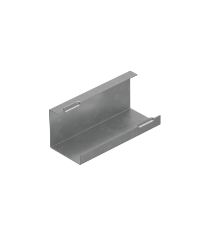 Крышка поворота лотка по оси против часовой стрелке 50 мм ПЛЮС КМ-профиль (KPOLplus50) в Сергиевом Посаде Аксессуары для лотков Pintop.ru