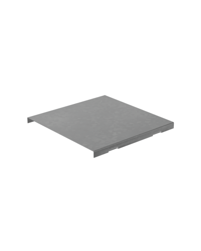 Крышка на угол внешний вертикальный 80х500 мм с разворотом трассы на 180 гр. ПЛЮС HD КМ-Профиль (KVLTDplus90-80-500 HD) в Сергиевом Посаде Аксессуары для лотков Pintop.ru