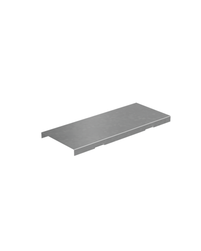 Крышка Т-отвода вертикального вниз 80х100 мм ПЛЮС INOX304 КМ-Профиль (KTDVplus80-100 INOX304) в Сергиевом Посаде Аксессуары для лотков Pintop.ru