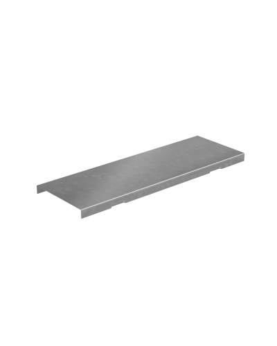 Крышка Т-отвода вертикального 100 мм с разворотом на 90 гр. ПЛЮС INOX304 КМ-Профиль (KTDVplus90-100 INOX304) в Сергиевом Посаде Аксессуары для лотков Pintop.ru