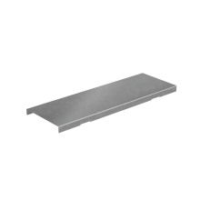 Крышка Т-отвода вертикального 150 мм с разворотом на 90 гр. "ПЛЮС" КМ-профиль (KTDVplus90-150)