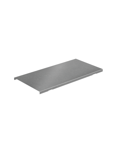 Крышка Т-отвода вертикального 400 мм с разворотом на 90 гр. ПЛЮС КМ-Профиль (KTDVplus90-400) в Сергиевом Посаде Аксессуары для лотков Pintop.ru