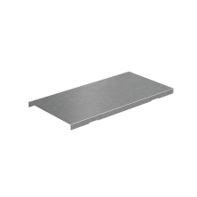 Крышка на вертикальный Т-ответвитель переходник 200-100 мм с разворотом трассы на 90 гр. "ПЛЮС" (нижняя часть меньше исходной) КМ-Профиль (KTDPSplus90-200-100)