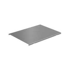 Крышка на вертикальный Т-ответвитель переходник 500-100 мм с разворотом трассы на 90 гр. "ПЛЮС" (нижняя часть меньше исходной) HD КМ-Профиль (KTDPSplus90-500-100 HD)