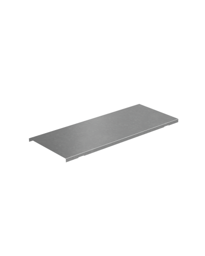 Крышка на вертикальный Т-ответвитель переходник 200-600 мм с разворотом трассы на 90 гр. ПЛЮС (нижняя часть больше исходной) INOX304 КМ-Профиль (KTDPVplus90-200-600 INOX304) в Сергиевом Посаде Аксессуары для лотков Pintop.ru