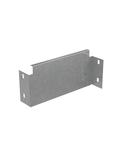 Переходник упрощенный 100х300 мм левый ПЛЮС INOX304 КМ-Профиль (PDLplus100-300 INOX304) в Сергиевом Посаде Аксессуары для лотков Pintop.ru