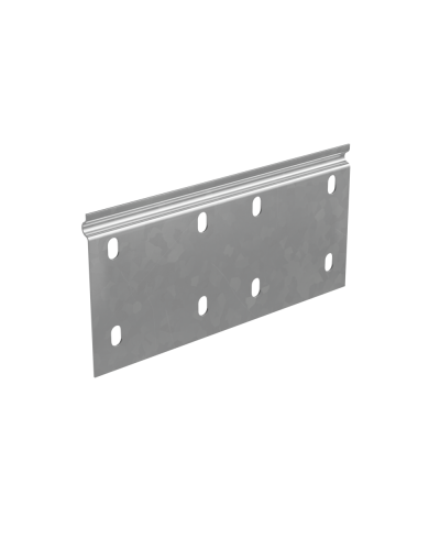 Соединительная пластина усиленная для борта 80 мм ПЛЮС INOX304 КМ-Профиль (SPD2plus INOX304) в Сергиевом Посаде Аксессуары для лотков Pintop.ru