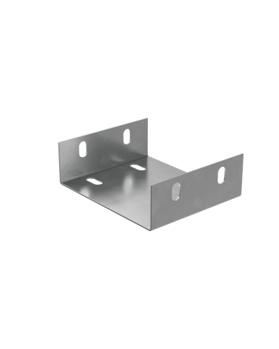 Соединительная пластина П-образная для лотка 50х100 мм ПЛЮС INOX304 КМ-Профиль (SPplus50-100 INOX304) в Сергиевом Посаде Аксессуары для лотков Pintop.ru