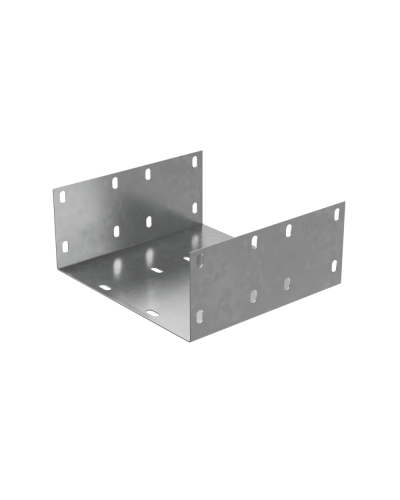 Соединительная пластина усиленная П-образная для лотка 100х600 мм ПЛЮС INOX304 КМ-Профиль (SPUplus100-600 INOX304) в Сергиевом Посаде Аксессуары для лотков Pintop.ru