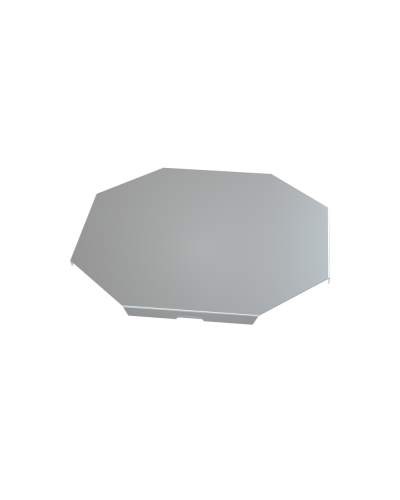 Крышка Х-разветвителя 400 мм КМ-Профиль (KXD400) в Сергиевом Посаде Аксессуары для лотков Pintop.ru