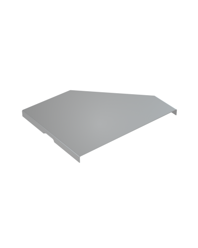 Крышка переходника левого 50-300 мм КМ-Профиль (KPD50-300-L) в Сергиевом Посаде Аксессуары для лотков Pintop.ru