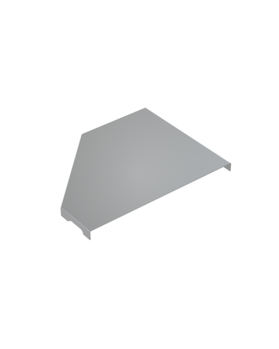 Крышка переходника правого 50-400 мм КМ-Профиль (KPD50-400-R) в Сергиевом Посаде Аксессуары для лотков Pintop.ru