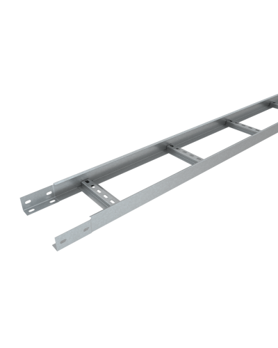 Лоток лестничный 50х600х1,2 L2500 мм Быстрый монтаж HD КМ-профиль (LLS50-600-1.2-2500 HD) в Сергиевом Посаде Кабельные лотки Pintop.ru