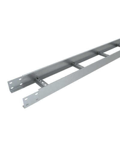 Лоток лестничный 80х100х1,2 L3000 мм Быстрый монтаж HD85 КМ-профиль (LLS80-100-1.2-3000 HD85) в Сергиевом Посаде Кабельные лотки Pintop.ru