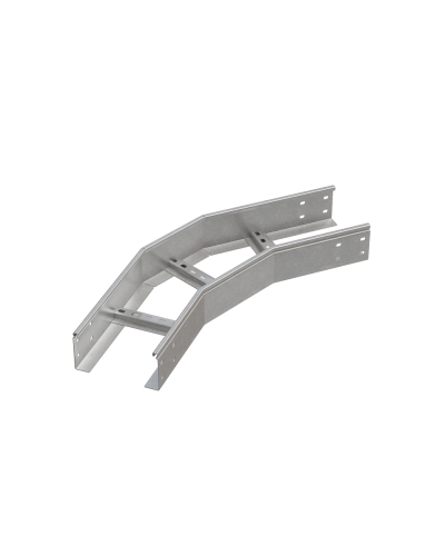 Угол лестничный горизонтальный 45 гр. 100х700х1,5 мм HD85 N КМ-профиль (LGL45-100-700-1.5 HD85 N) в Сергиевом Посаде Аксессуары для лотков Pintop.ru