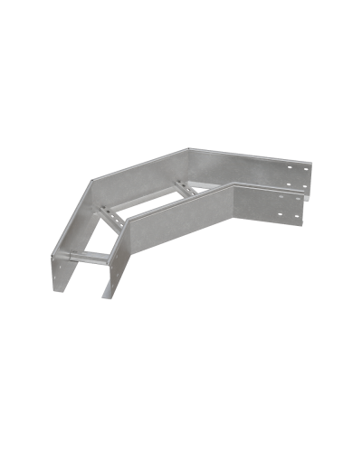 Угол лестничный горизонтальный 90 гр. 150х500х1,2 мм N КМ-профиль (LGL90-150-500-1.2 N) в Сергиевом Посаде Аксессуары для лотков Pintop.ru