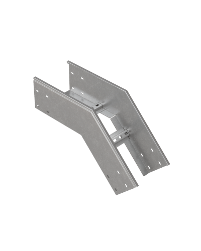 Угол лестничный вертикальный внешний 45 гр. 150х500х1,5 мм N КМ-профиль (LVL45-150-500-1.5 N) в Сергиевом Посаде Аксессуары для лотков Pintop.ru