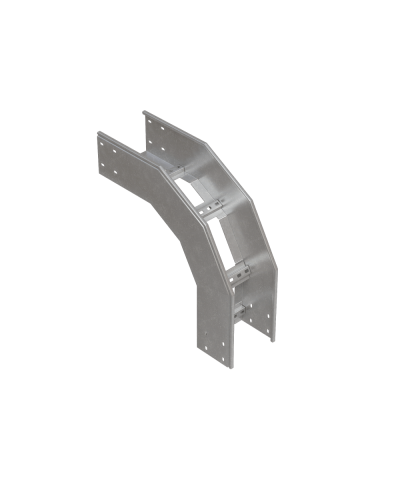 Угол лестничный вертикальный внешний 90 гр. 150х400х1,5 мм HD N КМ-профиль (LVL90-150-400-1.5 HD N) в Сергиевом Посаде Аксессуары для лотков Pintop.ru