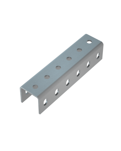 Соединитель усиленного швеллера 50х50х4,0 мм INOX304 КМ-Профиль (SLPU50-50 INOX304) в Сергиевом Посаде Аксессуары для лотков Pintop.ru