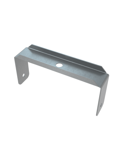 Скоба для подвеса на шпильке 150 мм INOX304 КМ-Профиль (SPS150 INOX304) в Сергиевом Посаде Держатели, клипсы, скобы Pintop.ru