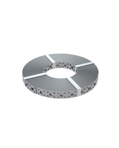 Перфорированная монтажная лента 20х0,7 мм (упак. 25 м) КМ-Профиль (PF0.7-20) в Сергиевом Посаде Аксессуары для лотков Pintop.ru