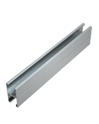 Страт-профиль двойной 41х41 L1900 мм s:1,5 HD85 КМ-профиль (2STP41-41-1900 HD85) в Сергиевом Посаде Аксессуары для лотков Pintop.ru