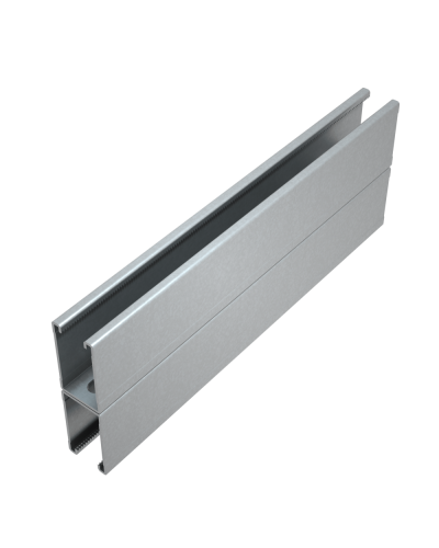 Страт-профиль двойной 41х72 L200 мм s:2,5 КМ-Профиль (2STPU41-72-200) в Сергиевом Посаде Аксессуары для лотков Pintop.ru