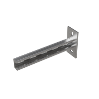 Страт-консоль одиночная усиленная развернутая 41х21 L450 s:2,5 мм КМ-профиль (KSSUR21-450)