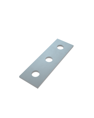 Пластина соединительная с 3 отверстиями 125 мм HD85 КМ-профиль (PS-3 HD85) в Сергиевом Посаде Аксессуары для лотков Pintop.ru