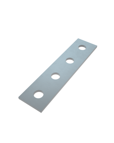 Пластина соединительная с 4 отверстиями 166 мм HD85 КМ-профиль (PS-4 HD85) в Сергиевом Посаде Аксессуары для лотков Pintop.ru