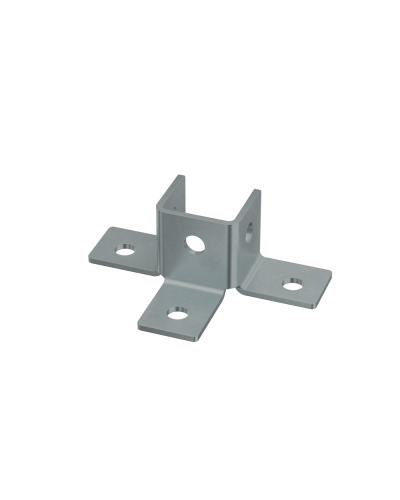 Пластина угловая тройная короткая HD85 КМ-профиль (3USG2 HD85) в Сергиевом Посаде Аксессуары для лотков Pintop.ru