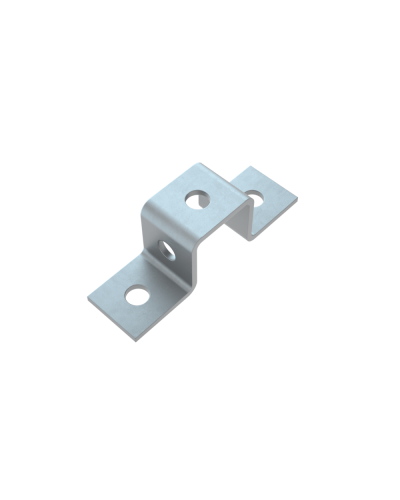 Прямоугольная скоба для страт-профиля 41х41 мм HD КМ-Профиль (PS41-41 HD) в Сергиевом Посаде Держатели, клипсы, скобы Pintop.ru