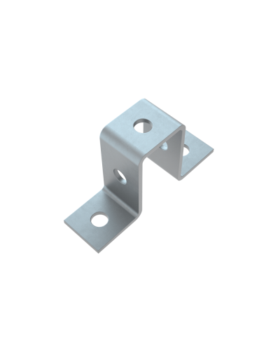 Прямоугольная скоба для страт-профиля 41х72 мм HD85 КМ-профиль (PS41-72 HD85) в Сергиевом Посаде Держатели, клипсы, скобы Pintop.ru