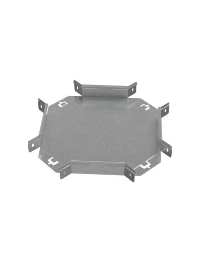 Х-разветвитель 50х150 мм ПЛЮС INOX304 КМ-Профиль (XDplus50-150 INOX304) в Сергиевом Посаде Аксессуары для лотков Pintop.ru