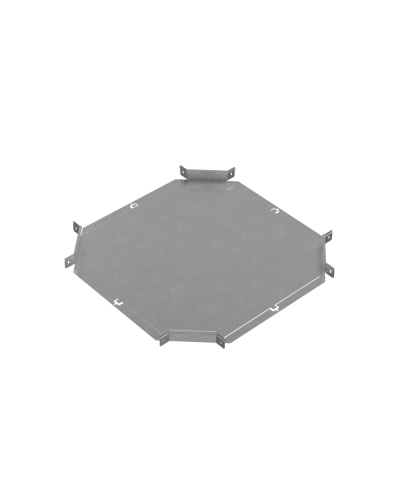 Х-разветвитель 50х500 мм ПЛЮС INOX304 КМ-Профиль (XDplus50-500 INOX304) в Сергиевом Посаде Аксессуары для лотков Pintop.ru