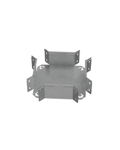 Х-разветвитель 100х100 мм ПЛЮС HD85 КМ-профиль (XDplus100-100 HD85) в Сергиевом Посаде Аксессуары для лотков Pintop.ru