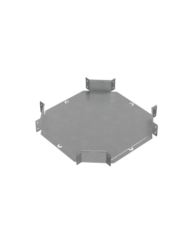 Х-разветвитель 100х400 мм ПЛЮС HD85 КМ-профиль (XDplus100-400 HD85) в Сергиевом Посаде Аксессуары для лотков Pintop.ru