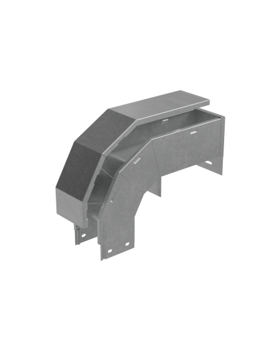 Т-ответвитель крышка верт. вниз 80х500х150 мм ПЛЮС INOX304 КМ-Профиль (OKTDplus80-500-150 INOX304) в Сергиевом Посаде Аксессуары для лотков Pintop.ru