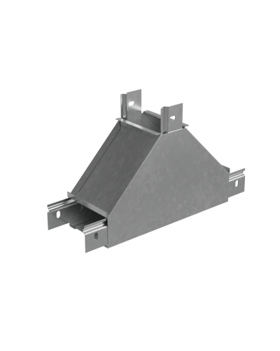 Т-отвод вертикальный вверх 50х500 мм ПЛЮС HD КМ-Профиль (TDNplus50-500 HD) в Сергиевом Посаде Аксессуары для лотков Pintop.ru