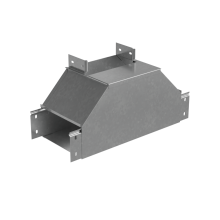 Т-отвод вертикальный 100х300 мм вверх c разворотом трассы на 90 гр. "ПЛЮС" HD КМ-Профиль (TDNplus90-100-300 HD)