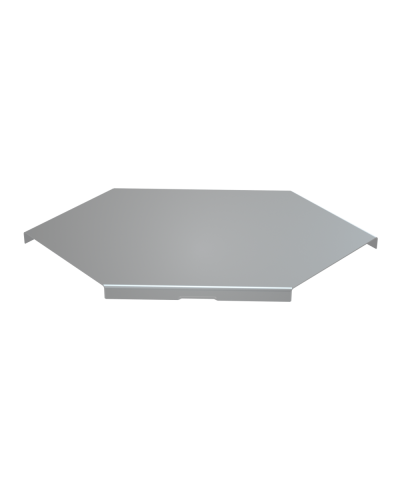 Крышка горизонтального угла 90 гр. 400 мм КМ-Профиль (KGL90-400) в Сергиевом Посаде Аксессуары для лотков Pintop.ru