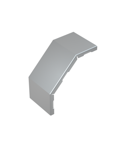 Крышка внешнего вертикального угла 90 гр. 50 мм КМ-Профиль (KVL90-50) в Сергиевом Посаде Аксессуары для лотков Pintop.ru